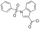 1-苯基磺酰基-1H-吲哚-3-羰酰氯结构式_99532-51-1结构式