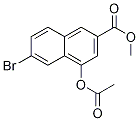 4-(乙酰基氧基)-6-溴-2-萘羧酸甲酯结构式_99660-52-3结构式
