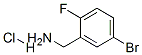 5-溴-2-氟苄胺盐酸盐结构式_99725-13-0结构式