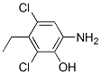 6-氨基-2,4-二氯-3-乙基苯酚结构式_99817-37-5结构式