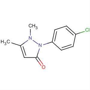 2-(4-氯-苯基)-1,5-二甲基-1,2-二氢-吡唑-3-酮结构式_99853-56-2结构式