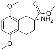2-氨基-5,8-二甲氧基-1,2,3,4-四氢萘-2-甲酸甲酯结构式_99907-80-9结构式