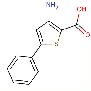 3-氨基-5-苯基-2-噻吩羧酸结构式_99972-47-1结构式