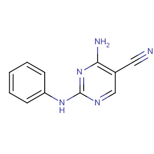4-氨基-2-(苯基氨基)-5-嘧啶甲腈结构式_99973-42-9结构式