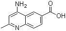 2-甲基-4-氨基-6-喹啉甲酸结构式_99984-73-3结构式