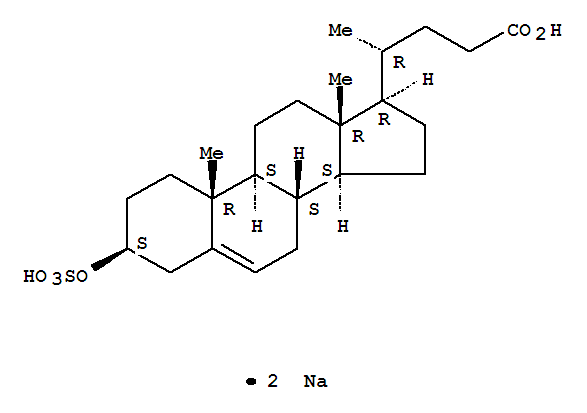 3B-hydroxychol-5-en-24-oic acid*3-sulfat e sodium Structure,103404-56-4Structure