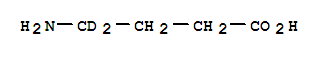 4-氨基丁酸-D2氘代结构式_107022-06-0结构式
