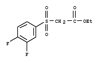 2-[(3,4-Difluorophenyl)sulfonyl]acetic acid ethyl ester Structure,1094476-62-6Structure