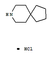 8-氮杂螺[4,5]癸烷盐酸结构式_1123-30-4结构式
