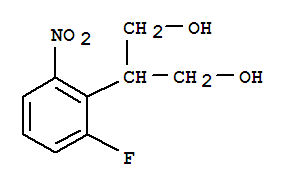 2-(2-氟-6-硝基苯基)-1,3-丙二醇结构式_1131605-32-7结构式