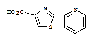 2-(2-吡啶)-4-噻唑羧酸结构式_115311-41-6结构式