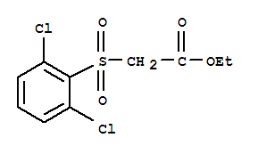 2-[(2,6-Dichlorophenyl)sulfonyl]acetic acid ethyl ester Structure,1154228-17-7Structure