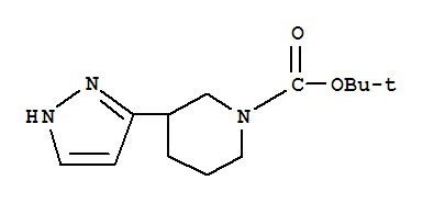 Tert-butyl 3-(1h-pyrazol-3-yl)piperidine-1-carboxylate Structure,1188264-16-5Structure