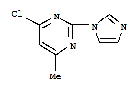 4-氯-2-(1H-咪唑)-6-甲基-嘧啶结构式_135052-24-3结构式