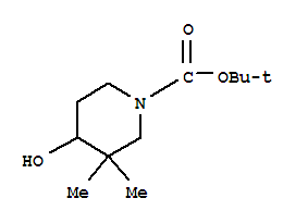 4-羟基-3,3-二甲基-1-哌啶羧酸-1,1-二甲基乙酯结构式_143306-65-4结构式