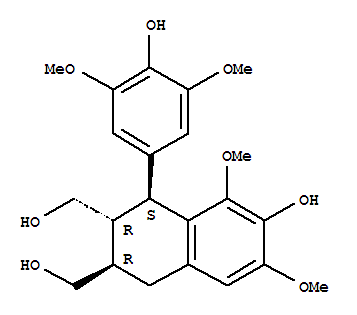 (+)-南烛木树脂酚结构式_14464-90-5结构式