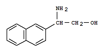 2-氨基-2-(2-萘)乙醇结构式_153875-87-7结构式