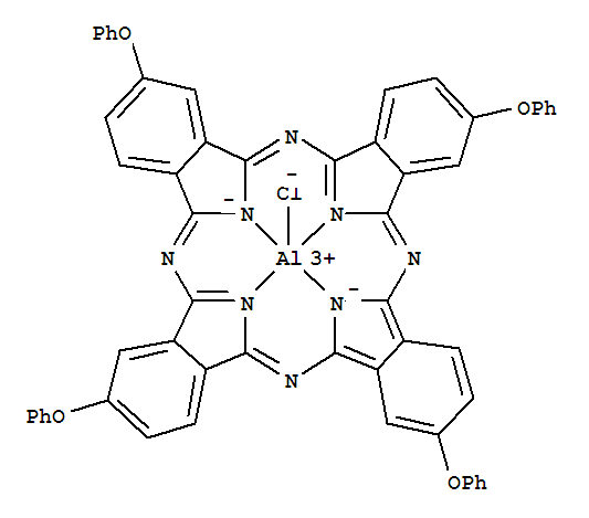 2,9,16,23-四苯氧基-29H,31H-酞菁氯化铝结构式_154755-50-7结构式