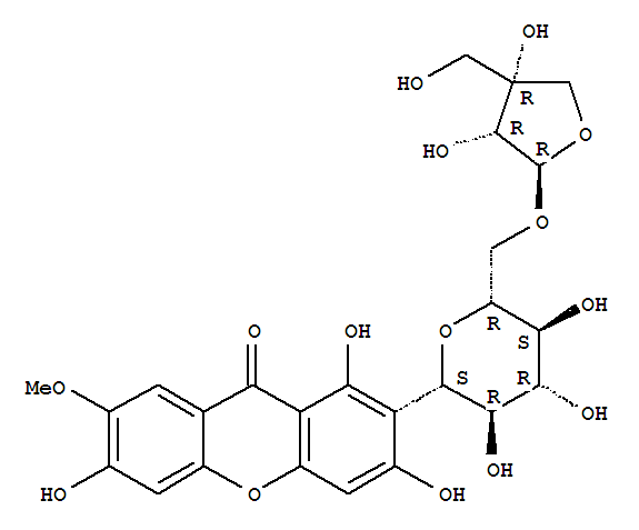 远志口山酮;远志山酮III结构式_162857-78-5结构式
