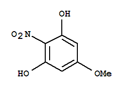 5-Methoxy-2-nitro-1,3-benzenediol Structure,16600-93-4Structure