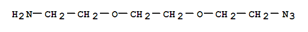 2-[2-(2-叠氮基乙氧基)乙氧基]乙胺结构式_166388-57-4结构式