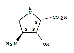 (3r,4s)-(9ci)-4-氨基-3-羟基-L-脯氨酸结构式_202473-21-0结构式