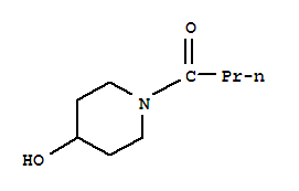 (9ci)-1-(1-氧代丁基)-4-羟基哌啶结构式_202647-18-5结构式