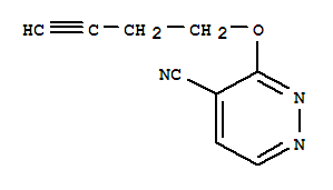 (9ci)-3-(3-丁炔基氧基)-4-吡嗪甲腈结构式_202926-96-3结构式