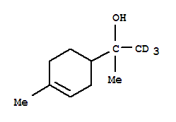 A-萜品醇-D3结构式_203633-12-9结构式