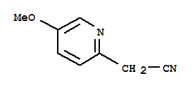 (9ci)-5-甲氧基-2-吡啶乙腈结构式_204067-34-5结构式