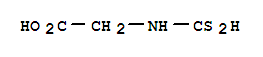 Glycine, n-(dithiocarboxy)-(6ci,7ci,8ci,9ci) Structure,2041-59-0Structure