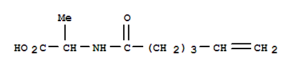 (9ci)-n-(1-氧代-5-己烯基)-丙氨酸结构式_205821-55-2结构式