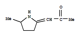 (9ci)-1-(5-甲基-2-吡咯烷)-2-丙酮结构式_206197-84-4结构式