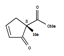 (1s)-(9ci)-1-甲基-2-氧代-3-环戊烯-1-羧酸甲酯结构式_206755-00-2结构式