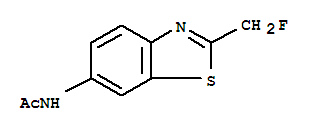 (8ci)-n-[2-(氟甲基)-6-苯并噻唑]-乙酰胺结构式_20897-50-1结构式