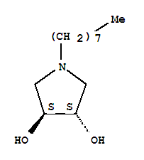 (3s,4s)-(9ci)-1-辛基-3,4-吡咯烷二醇结构式_209625-73-0结构式