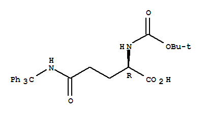 Boc-d-gln(trt)-oh Structure,210750-95-1Structure