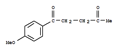 1-(4-甲氧基苯基)-1,4-戊二酮结构式_2108-54-5结构式