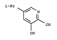 (9ci)-5-(1-甲基乙基)-2,3-吡啶二甲腈结构式_210878-87-8结构式