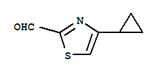 2-Thiazolecarboxaldehyde, 4-cyclopropyl-(9ci) Structure,211942-97-1Structure
