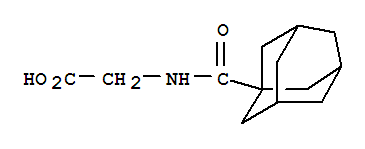 (金刚烷-1-羰基)-氨基]-乙酸结构式_21241-41-8结构式