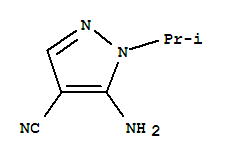 5-氨基-1-异丙基-1H-吡唑-4-甲腈结构式_21254-23-9结构式