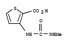 2-Thiophenecarboxylicacid,3-[[(methylamino)carbonyl]amino]-(9ci) Structure,213390-51-3Structure