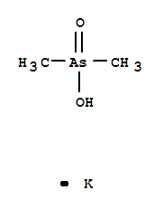 甲次砷酸钾结构式_21416-85-3结构式
