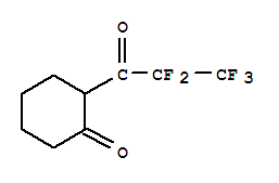 2-(五氟丙酰基)环己酮结构式_2145-82-6结构式