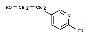 (9ci)-5-(2-羟基乙基)-2-吡啶甲腈结构式_214614-70-7结构式