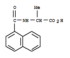n-(1-萘羰基)-丙氨酸结构式_215096-48-3结构式