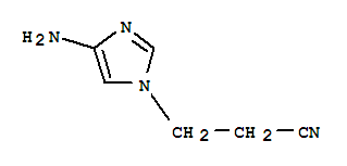 3-(4-氨基-咪唑-1-基)-丙腈双盐酸盐结构式_215099-39-1结构式