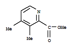 (9ci)-3,4-二甲基-2-吡啶羧酸甲酯结构式_215436-31-0结构式