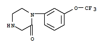 1-(3-(Trifluoromethoxy)phenyl) piperazin-2-one hydrochloride Structure,215649-79-9Structure